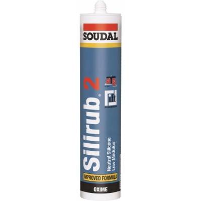 SOUDAL Silirub 2 neutrální stavební a sklenářský silikon 300 ml bílý