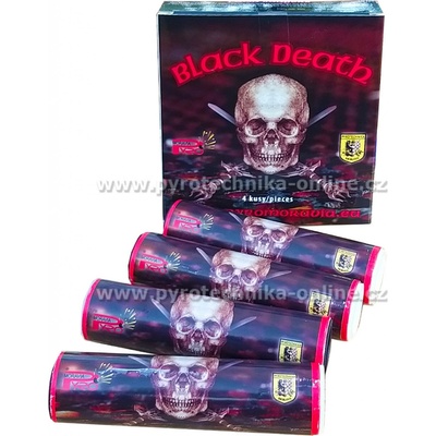 BLACK DEATH set zábleskových petard 4 ks