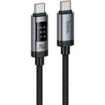 hoco. U148 кабел за данни Type-C - Type-C, 120 см, ЧЕРЕН U148_USB_C_240_B (U148_USB_C_240_B)