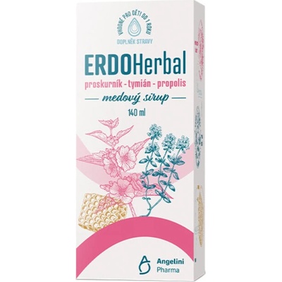 ERDOHerbal medový sirup 140 ml