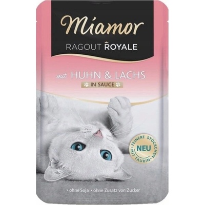 Miamor Ragout Royal kura a losos v omáčke 100 g