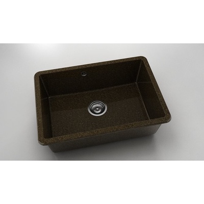 FAT Мивка за долно вграждане Vanguard 236, Granicite, 338 Brownie, с включен сифон