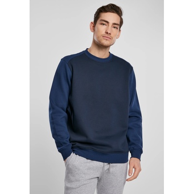 Urban Classics Мъжка блуза Urban Classics 2-Tone в два нюанса синьоUB-TB3830-02758 - Син, размер M