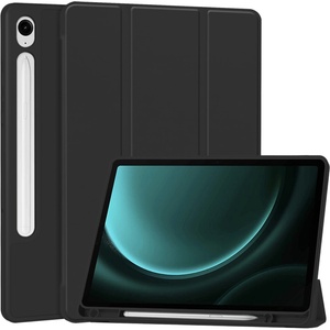 Techsuit Калъф за Samsung Galaxy Tab S9 FE / S10 FE - Flex Trifold - Черен