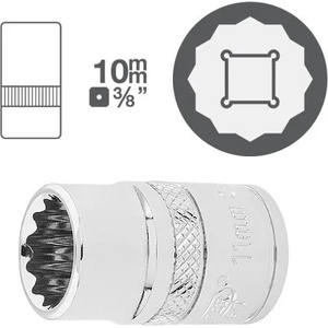 Draper Tools 12-стенни къси вложки 3/8" от 3.60лв