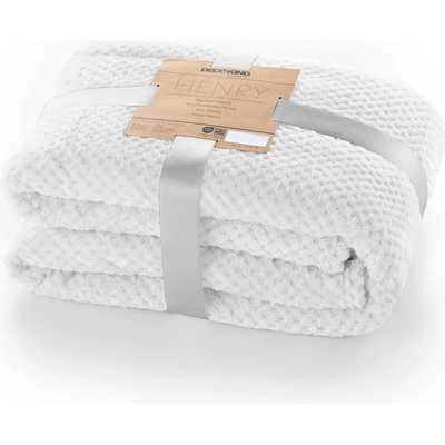 DecoKing Deka z mikrovlákna Toby biela 150x200