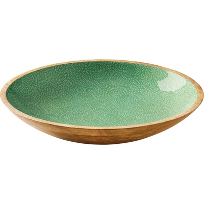 Zassenhaus BRUSH GREEN Mísa na potraviny mangové dřevo 35 x 6 cm