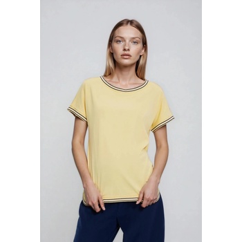 Moodo Жълта блуза с декоративна окантовка Moodo Moodo | Zhalt | ЖЕНИ | 38