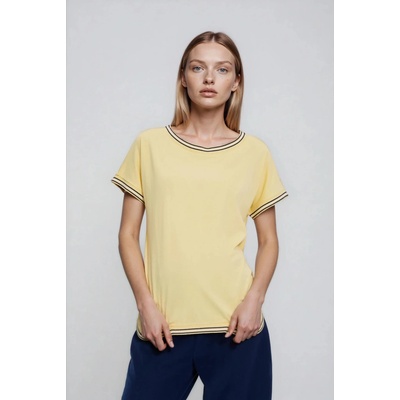 Moodo Жълта блуза с декоративна окантовка Moodo Moodo | Zhalt | ЖЕНИ | 38