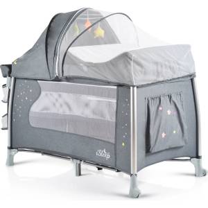 Cangaroo Детска кошара ISleep сив