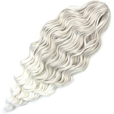 BraidOrDie Vlnitý Kanekalon Anna 60cm 100gr T56C/WHITE