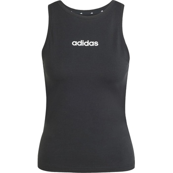 Image 1 of adidas Дамски потник Adidas Essentials Linear Slim Cotton Tank Top Womens - Black