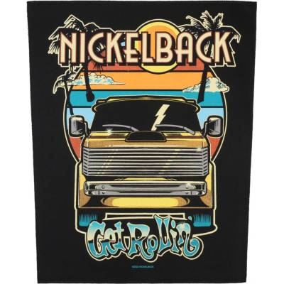 veľká nášivka NICKELBACK - GET ROLLIN' - RAZAMATAZ - BP1331