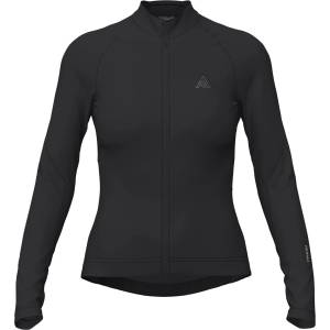 7mesh Дамска фланелка с дълъг ръкав за колоездене 7mesh Women's Atlas Jersey L/S Cycling jersey - Black (156-2662-0214)