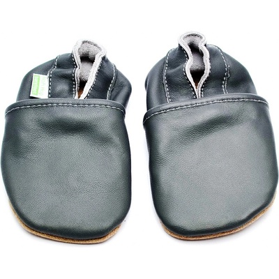 Hopi Hop barefoot kožené capáčky šedé tmavé