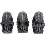 Nemesis Now Комплект статуетки Nemesis Now Books: Cthulhu - Three Wise Cthulhu, 7 cm (NEMN-D5492T1)