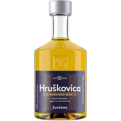 Žufánek Hruškovica z Dubového Sudu 40% 0,1 l (holá láhev)