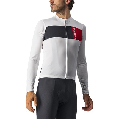 Castelli Prologo 7 LS Ivory/Light black/Red