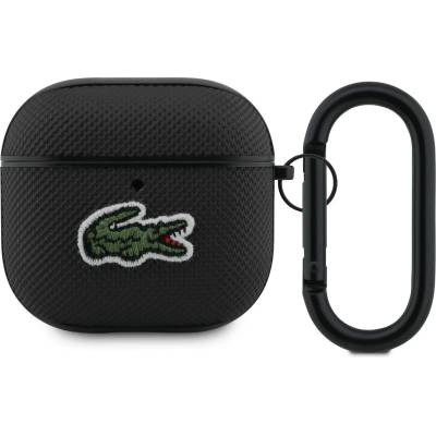 Lacoste Petit Pique Калъф с Лого Croc за AirPods 4 Черен (LCA4PVCK)
