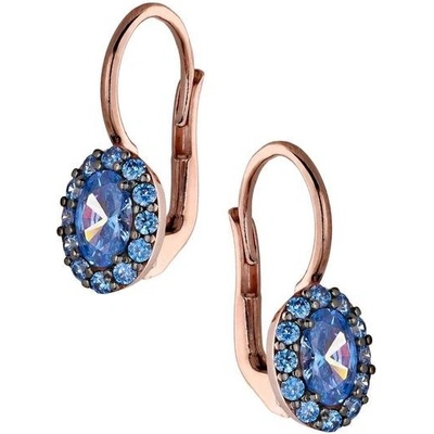 Zlaton náušnice růžové zlato 001222305249