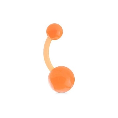 Šperky4U piercing do pupíku BioFlex BA0007-O