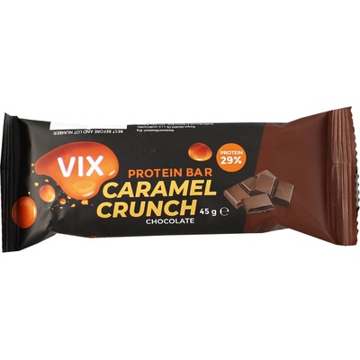Vix Caramel Crunch proteinová tyčinka Chocolate caramel 45 g