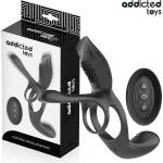  Мултифункционален пенис пръстен с 3 мотора - Addicted Toys Penis Ring (D-245121)