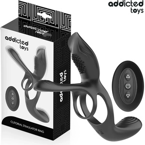  Мултифункционален пенис пръстен с 3 мотора - Addicted Toys Penis Ring (D-245121)