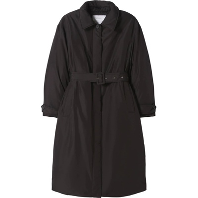 Bershka Зимно палто черно, размер S