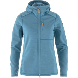 Fjällräven Дамско поларено яке Fjällräven Women's Keb Fleece Hoodie Fleece jacket - Dawn Blue (105-4777-0514)
