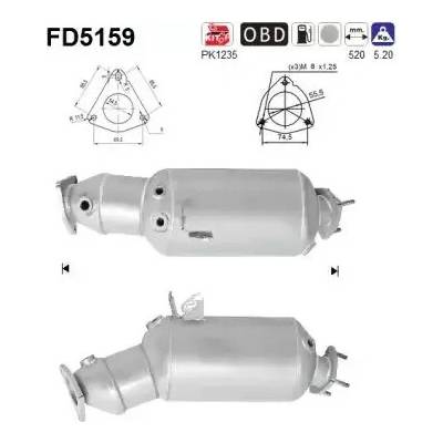AS Filtr pevných částic ASA FD5159