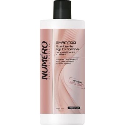Numero Brelil Hair Professional Beauty Macassar Oil Shampoo Šampon na vlasy s makasarovým olejem a keratinem 1000 ml