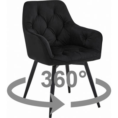 Textilomanie Jork velvet černé