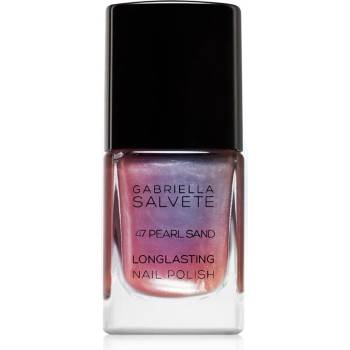 Gabriella Salvete Longlasting Enamel дълготраен лак за нокти перлен блясък цвят 47 Pearl Sand 11ml