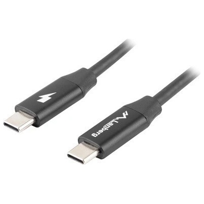 Lanberg CA-CMCM-40CU-0010-BK USB USB-C M/M, 1m, černý
