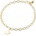 Silenti Jewelry Сребърна гривна "Съдба" - Златен