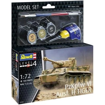Revell ModelSet танк 63262 - PzKpfw VI Ausf. H Tiger (1: 72)