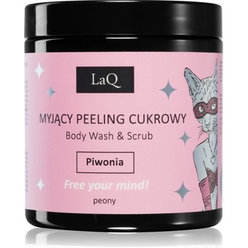 LaQ Kitten Peony почистващ пилинг за тяло 220 гр