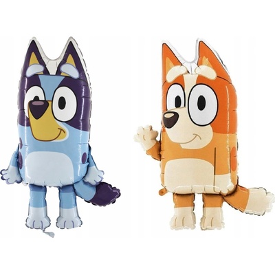 Balón Grabo modrý fólie klasický 26 palců Bluey