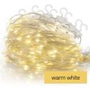 Emos LED vianočná nano reťaz záclona 1.7x2m vonkajšia aj vnútorná teplá biela programy D3EW01