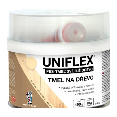 Uniflex Tmel Dřevo 500 g světlé dřevo