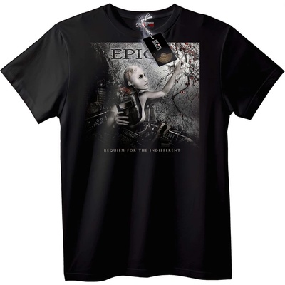 NOONEBRAND Тениска Epic Реквием за безразличните - XL, White