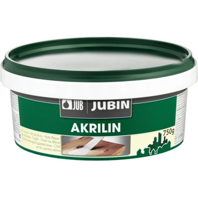 Jubin Akrilin tmel na drevo 750 g biela
