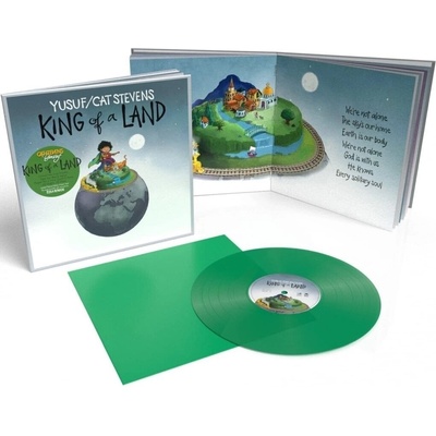 Yusuf/Cat Stevens - King Of A Land (Deluxe/Limited Edition) (Green Translucent Coloured) (LP) (4050538868876)
