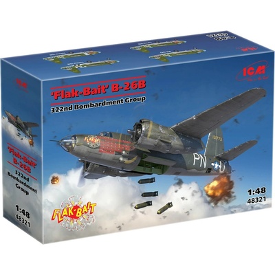 ICM Martin B 26B Marauder 'Flak Bait'. 322nd Bombardment Group 1:48