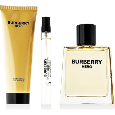 Burberry Hero EDT 100 ml + sprchový gel 75 ml + EDT 7,5 ml dárková sada