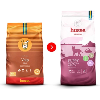 Husse Puppy Growth & Agility 12 kg