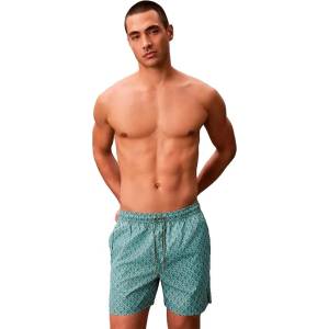 Calvin Klein Бански гащета Calvin klein LV00N61027 swimming boxer - Blue (20242 Icon Cotton Emblem / Sea Spray)