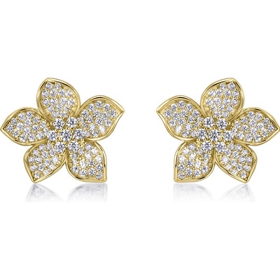 Olivie strieborné náušnice BARBORKY GOLD 9721