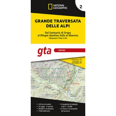 Grande traversata delle Alpi 1:25.000